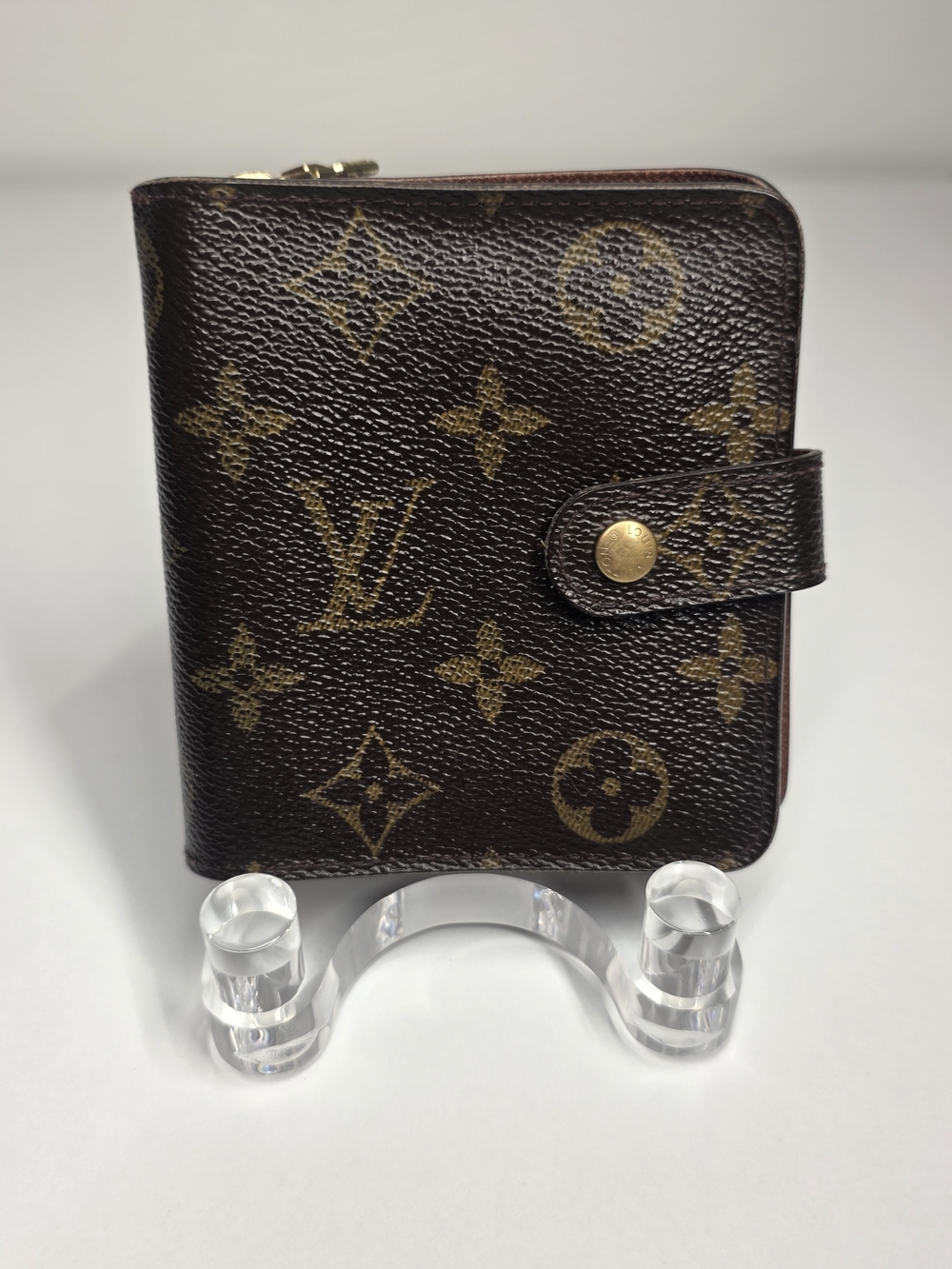 Louis Vuitton Brown Monogram Canvas Zip Wallet